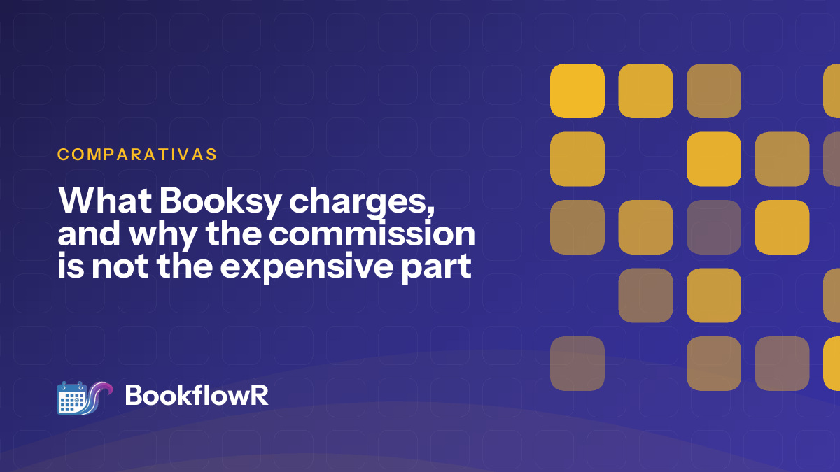 What Booksy charges, and why the commission is not the expensive part
